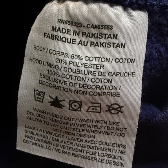 Nike Sportswear Club Fleece Pullover Hoodie, Midnight Navy, Men's Medium - Picture 5 of 6